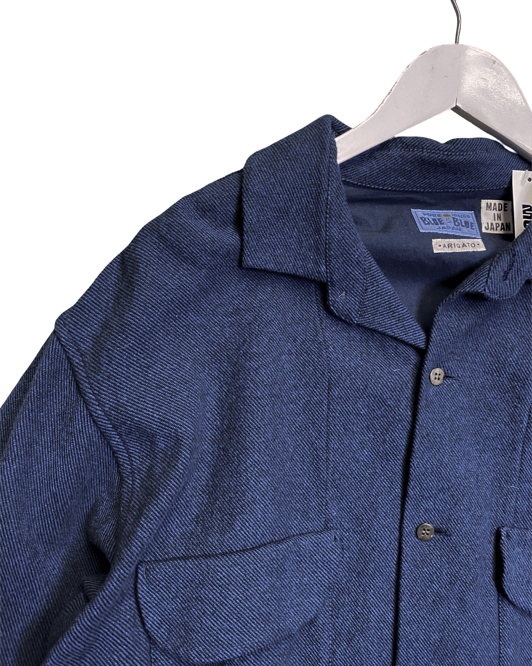 Size 4 (XL) | Blue Blue Japan Heavy Cotton Twill Shirt