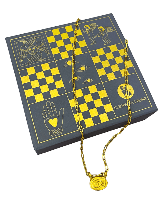 Cleopatra's Bling Gold Necklace