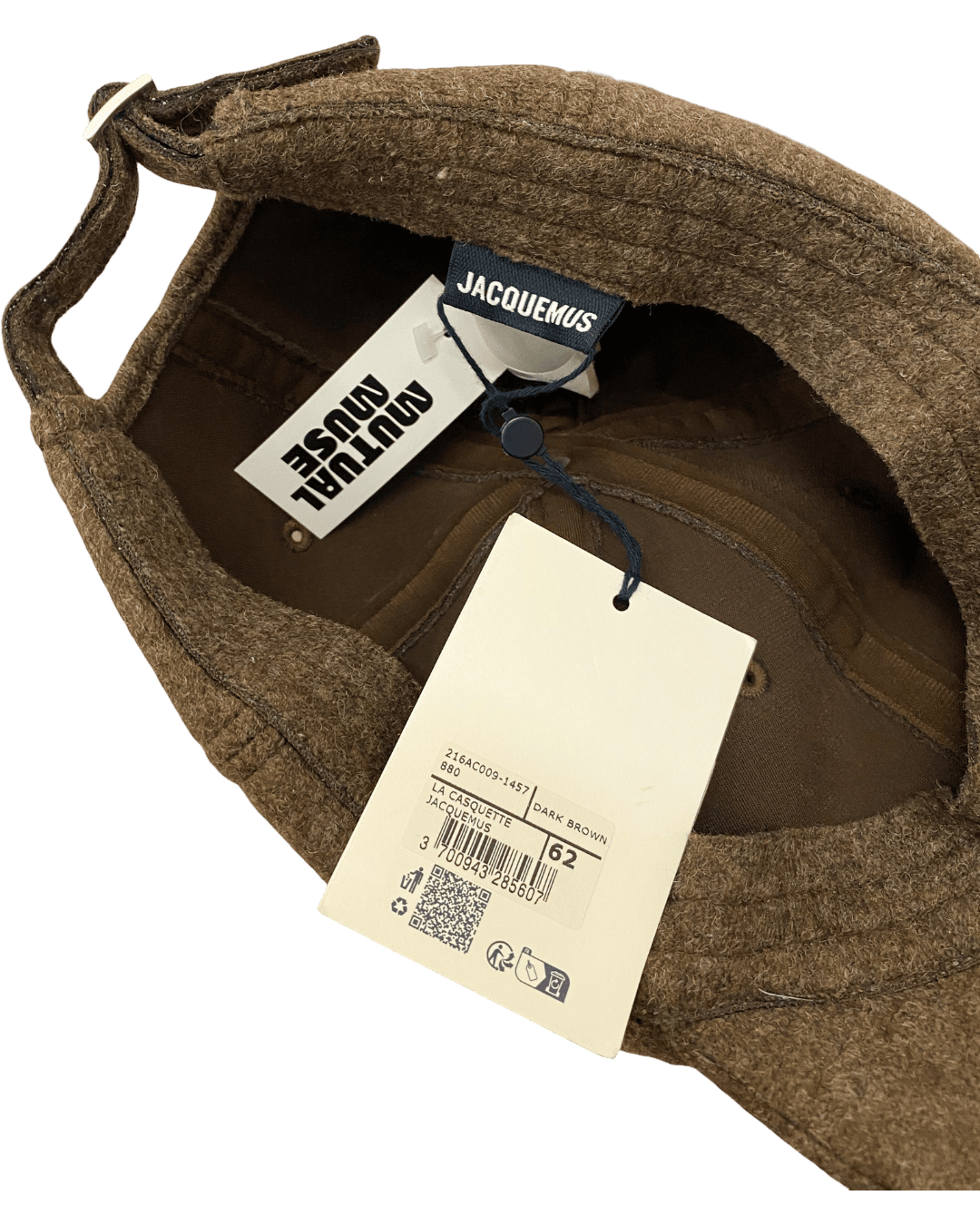 Jacquemus La Casquette Wool Cap With Tags