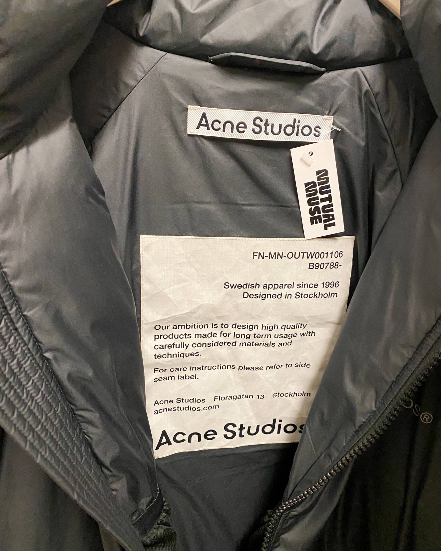 Size 46 (L) | Acne Studios Technical Down Jacket