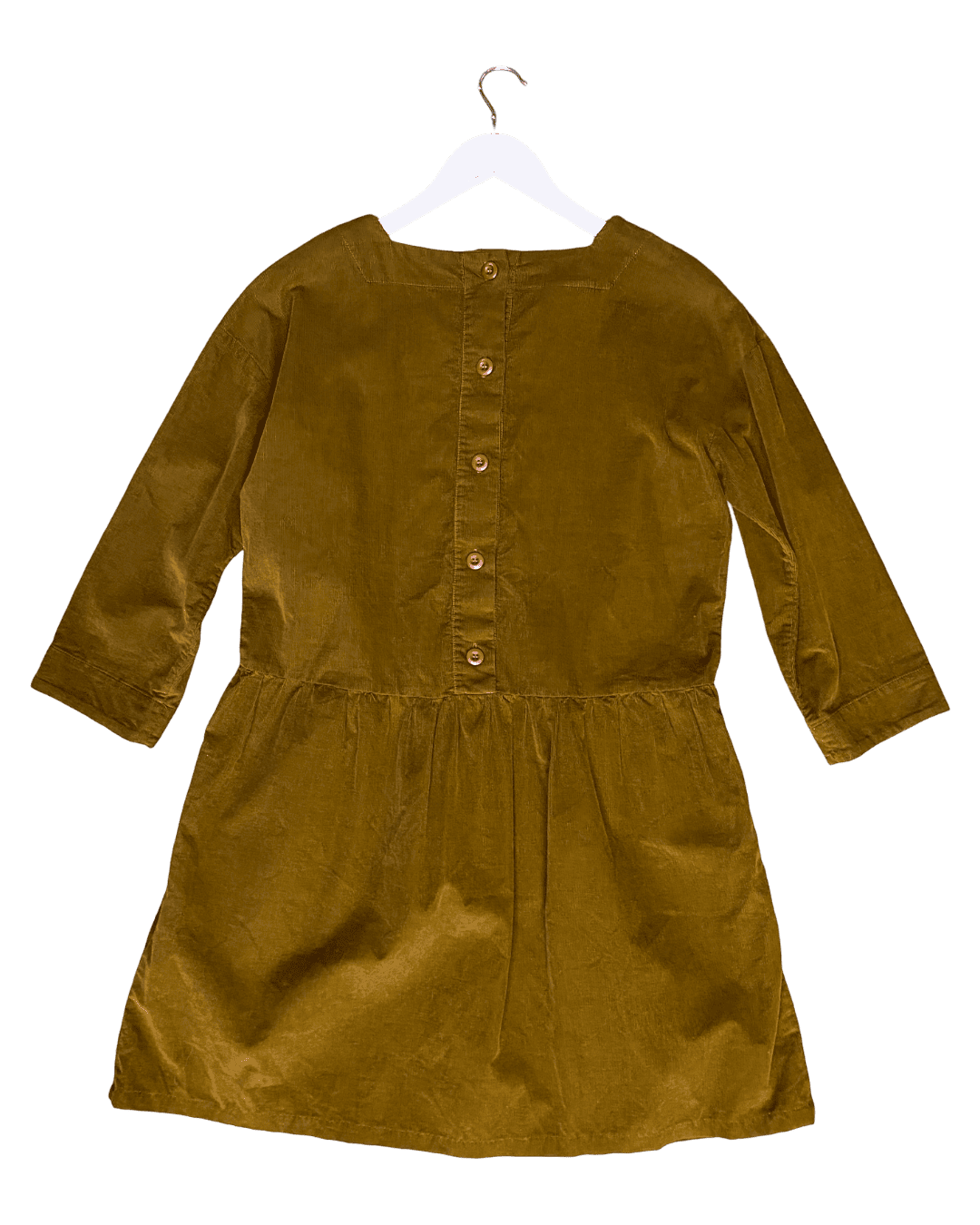 Size L | Manteau Noir Cotton Corduroy Dress