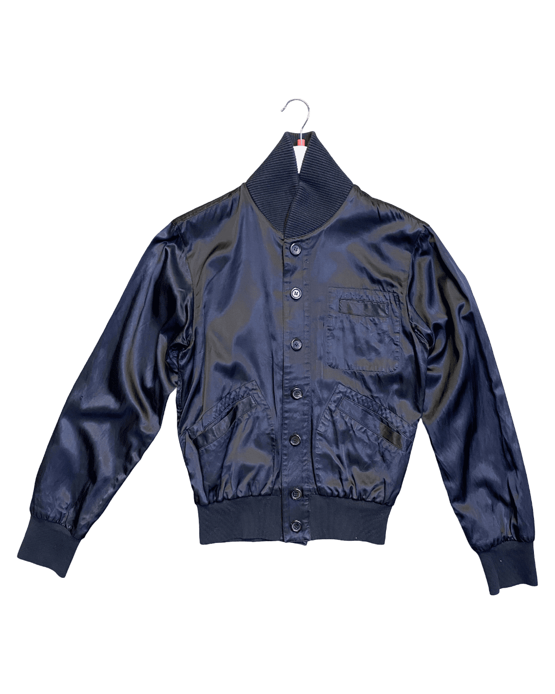 Size 46 (XS) | Yves Saint Lauren Satin Bomber Jacket