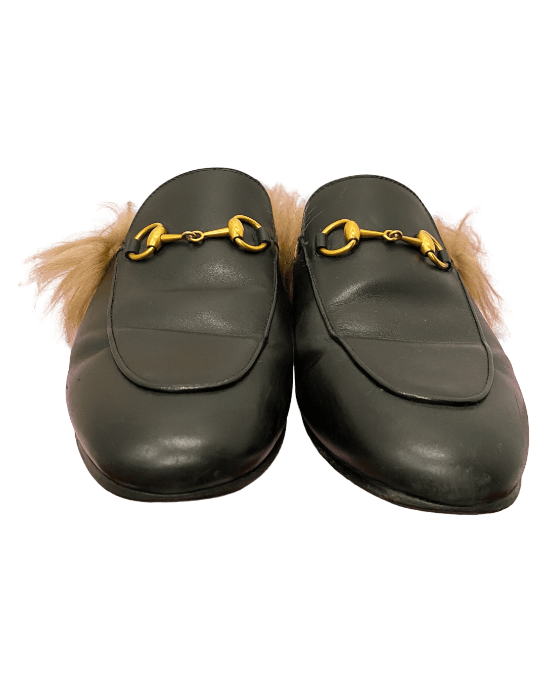 Size 37 | Gucci Fur Horsebit Mules