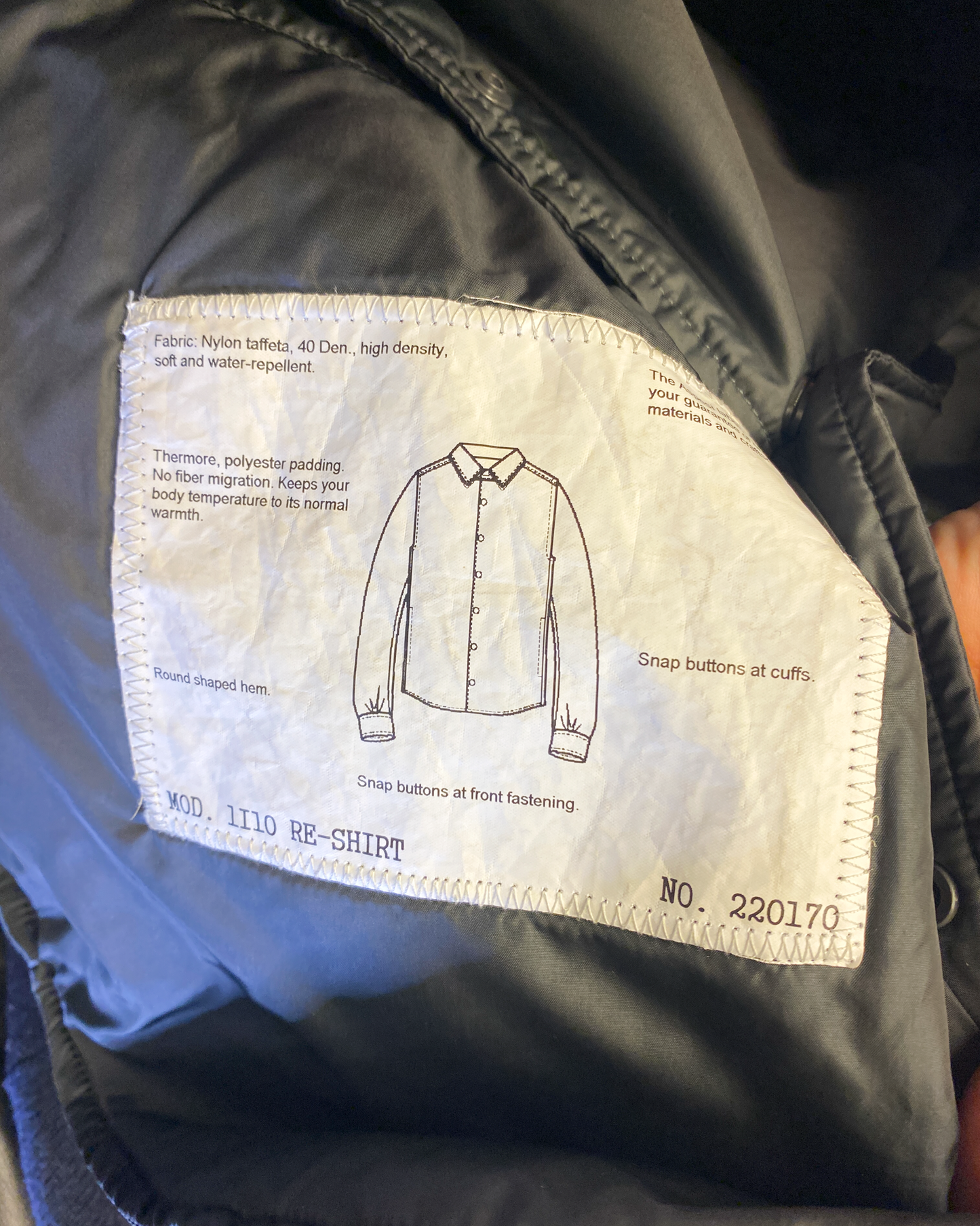 Size S | Aspesi Lilo Padded Overshirt