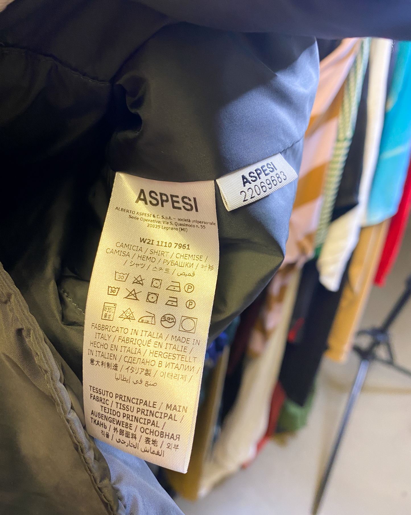 Size S | Aspesi Lilo Padded Overshirt