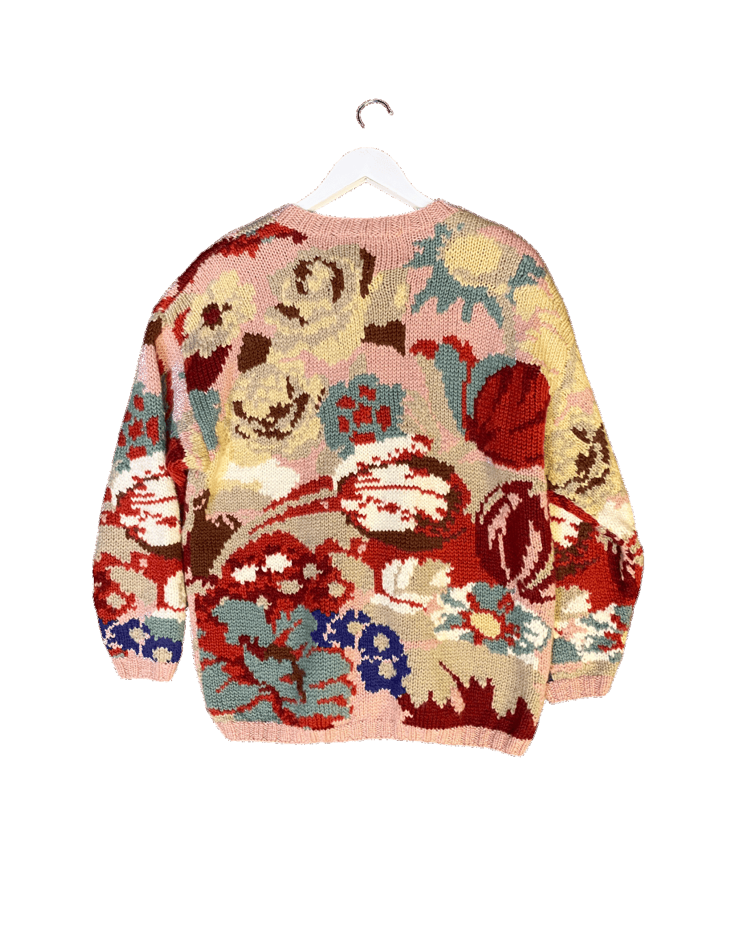 Size M | Voice of Europe Handknit Wool Cardigan