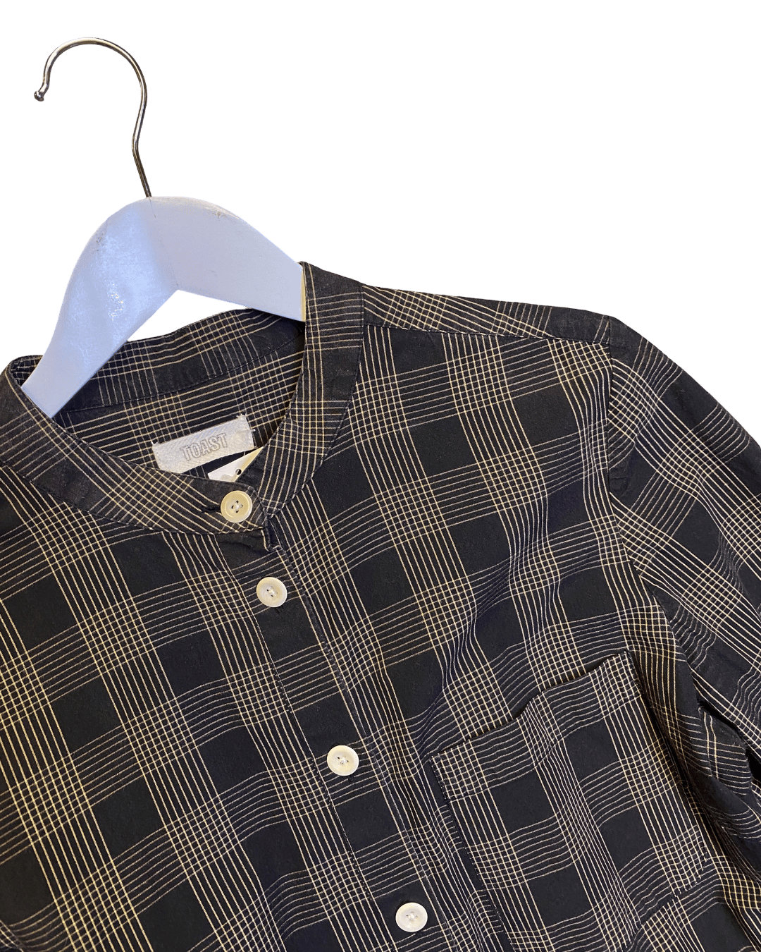 Size 14 | Toast Cotton Check Shirt Dress