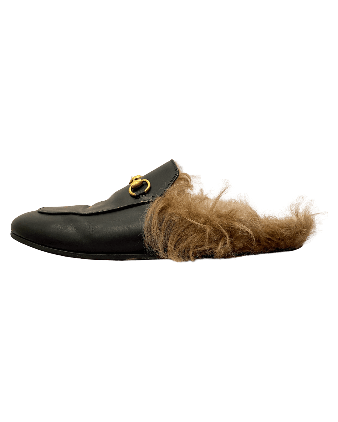 Size 37 | Gucci Fur Horsebit Mules