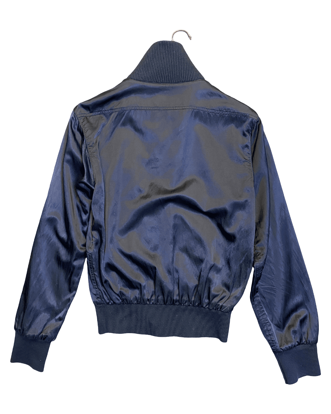 Size 46 (XS) | Yves Saint Lauren Satin Bomber Jacket