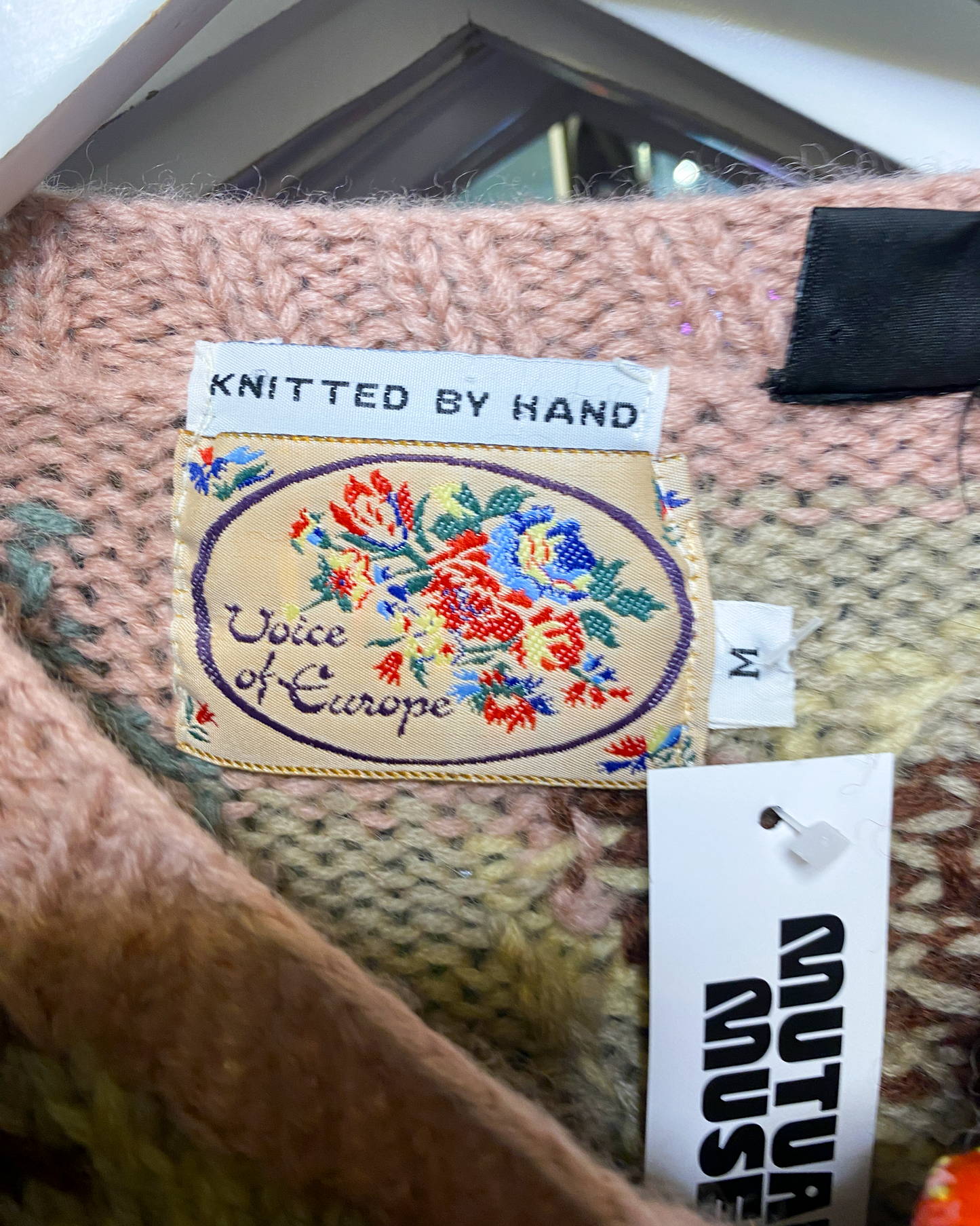 Size M | Voice of Europe Handknit Wool Cardigan