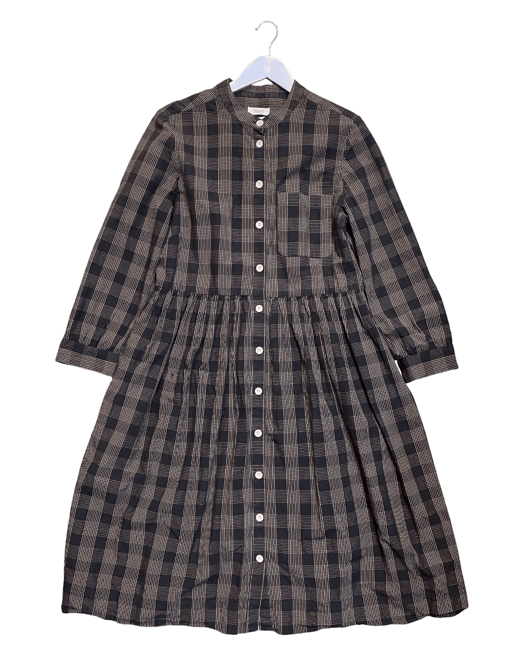 Size 14 | Toast Cotton Check Shirt Dress