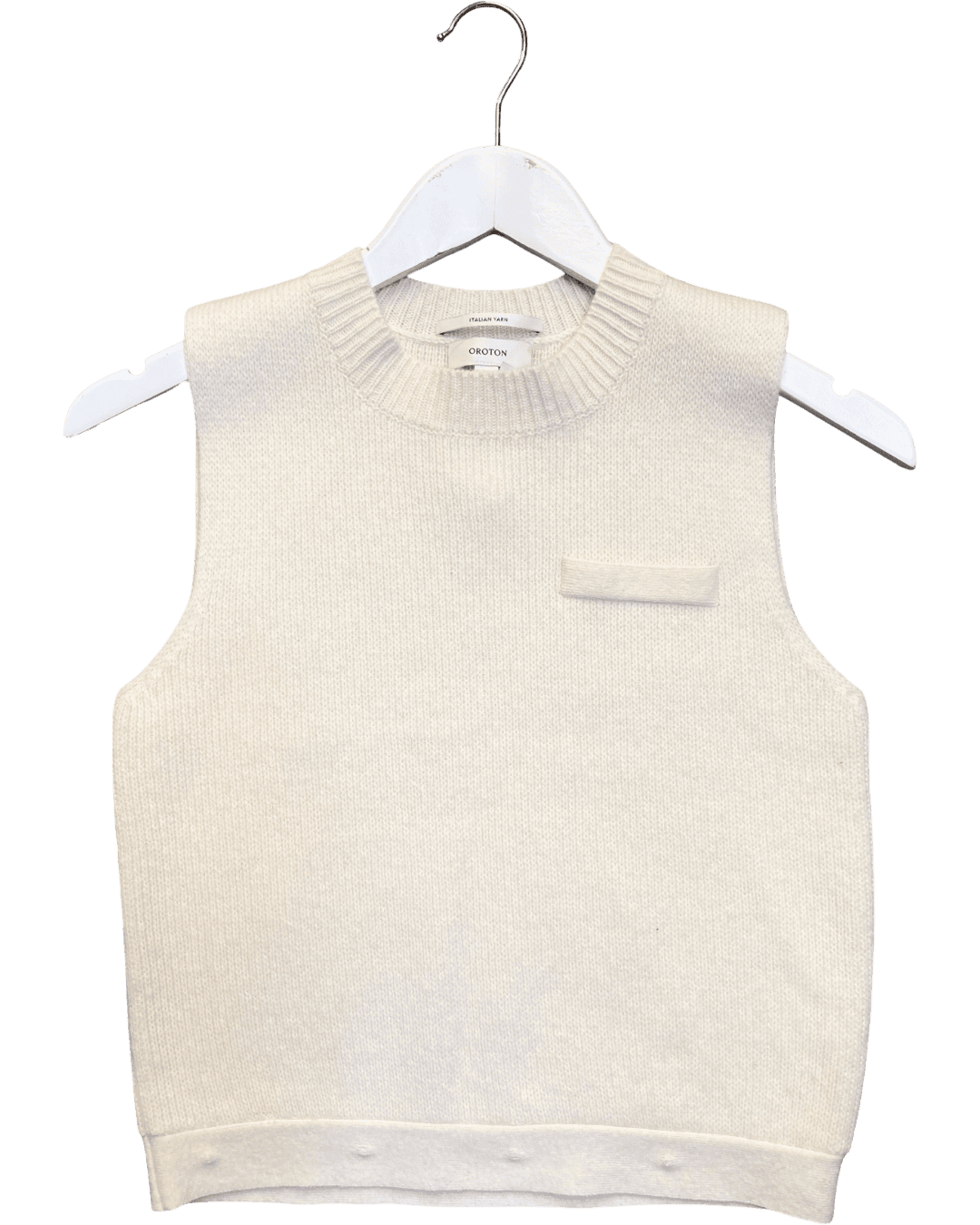 Size XS | Oroton Cropped Wool Vest