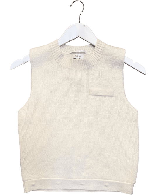 Size XS | Oroton Cropped Wool Vest
