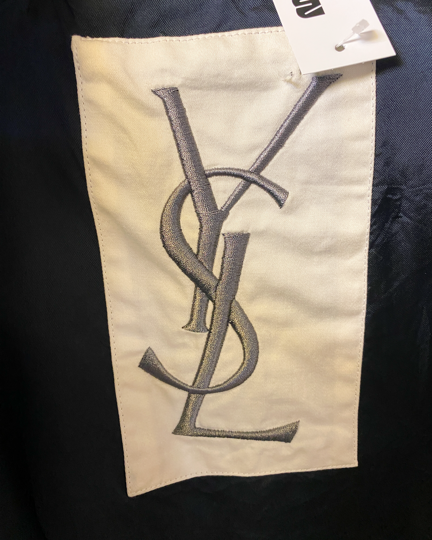 Size 46 (XS) | Yves Saint Lauren Satin Bomber Jacket