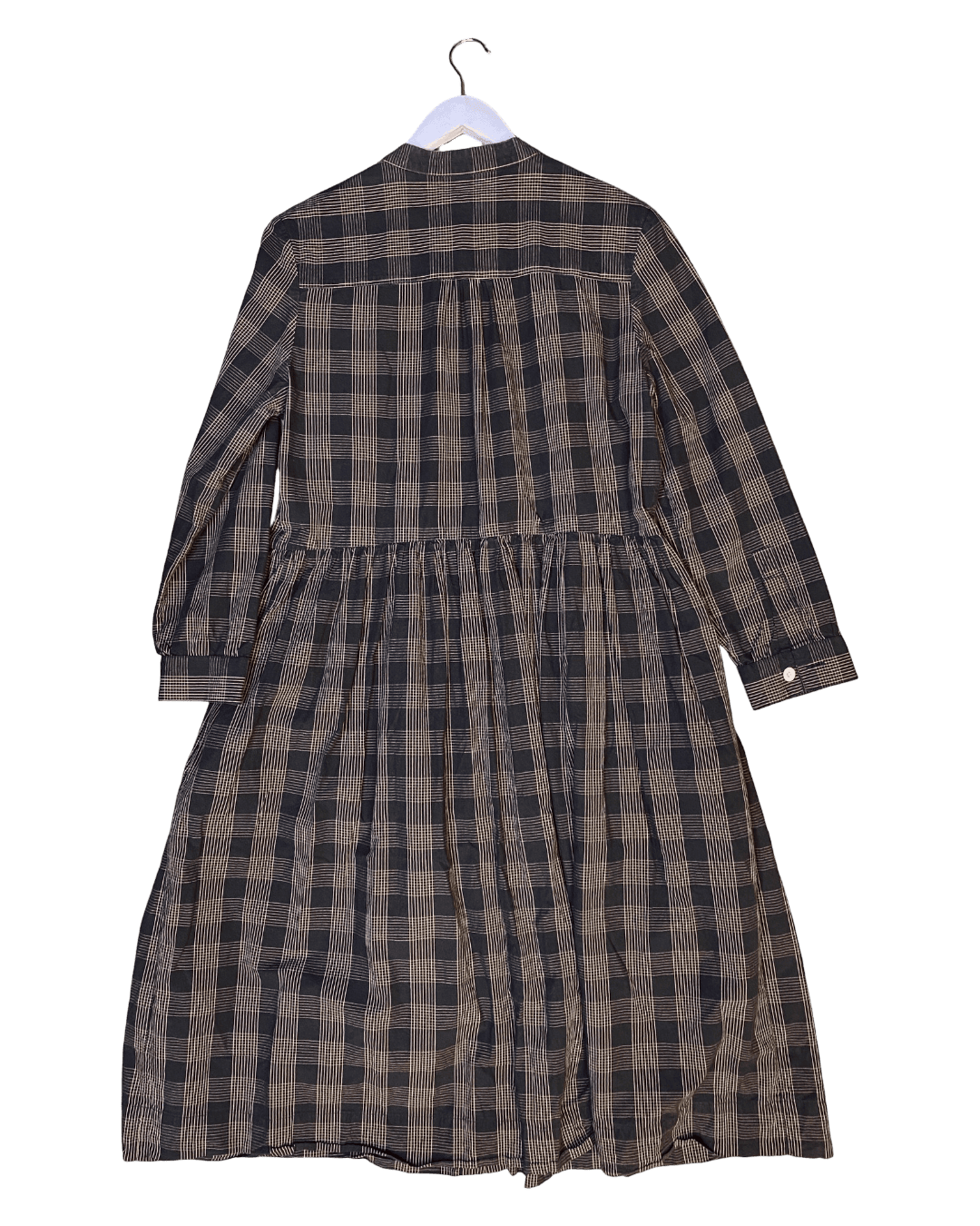 Size 14 | Toast Cotton Check Shirt Dress