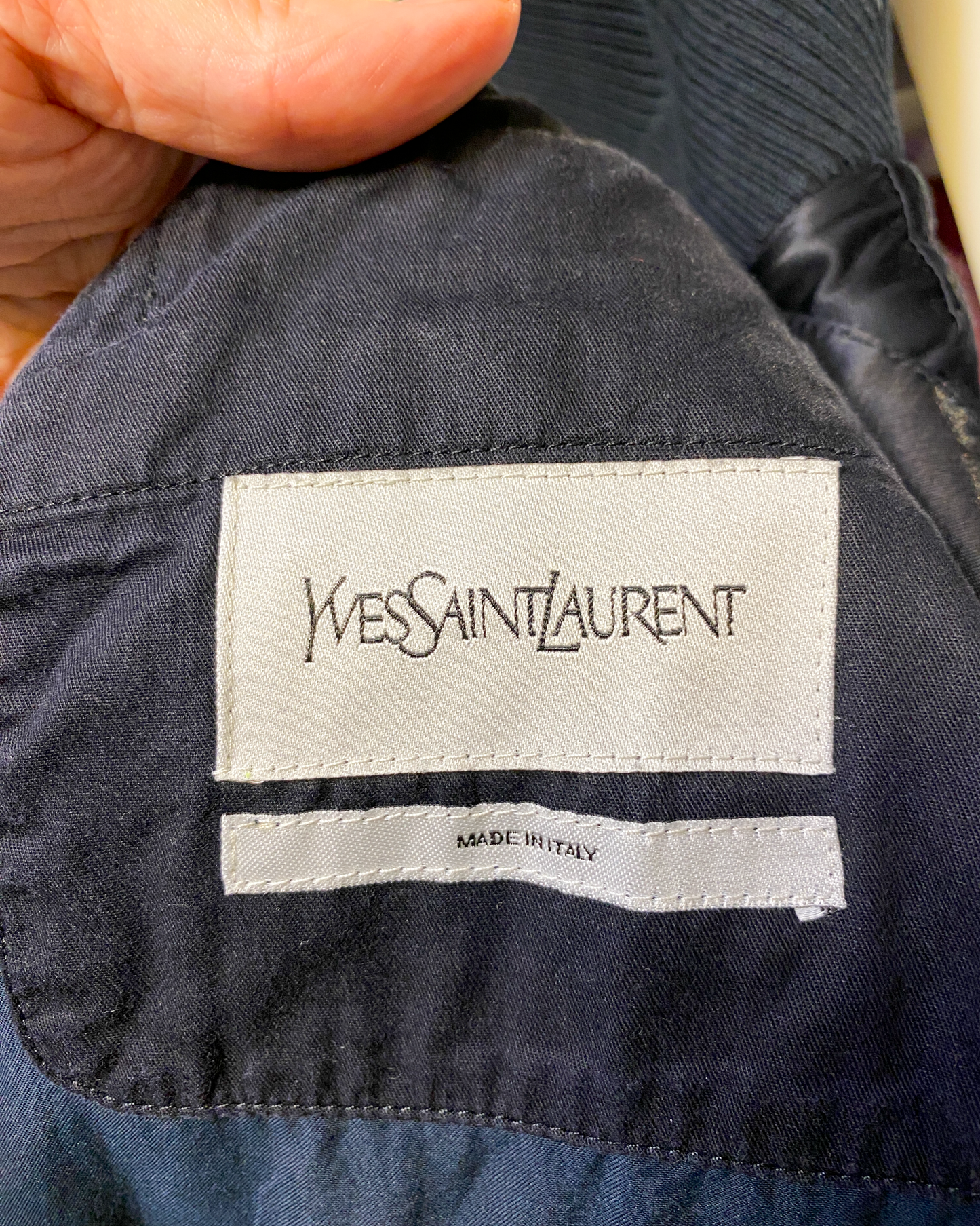 Size 46 (XS) | Yves Saint Lauren Satin Bomber Jacket