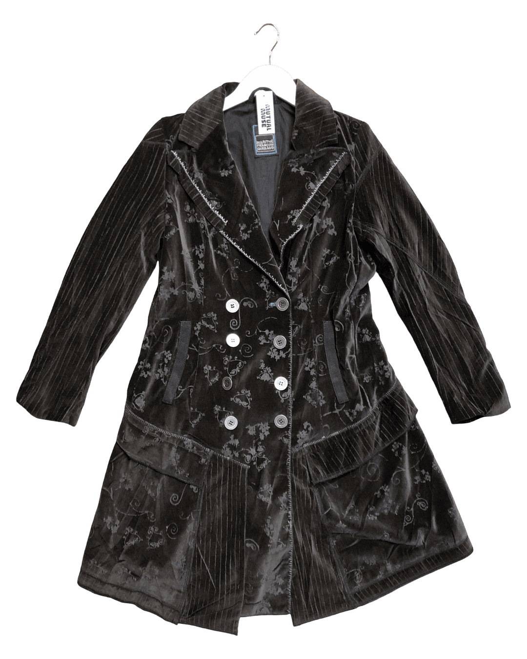 Size S | Marithé François Girbaud Y2k Velvet Coat
