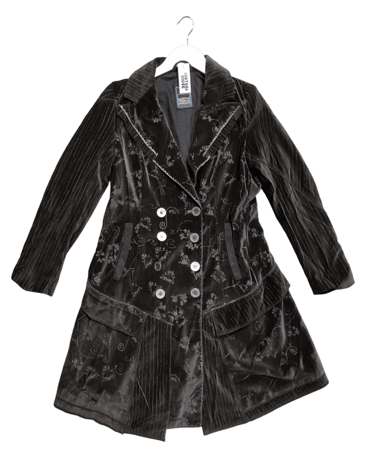Size S | Marithé François Girbaud Y2k Velvet Coat