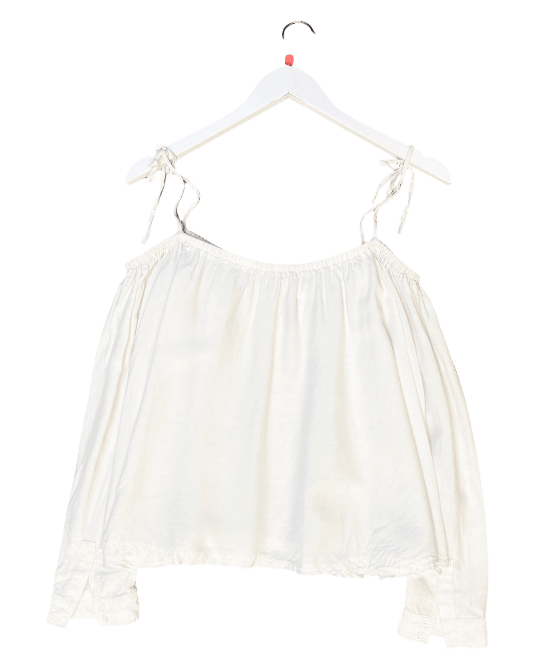 Size 40 (L) | Sandy Liang Off-Shoulder Hammond Top