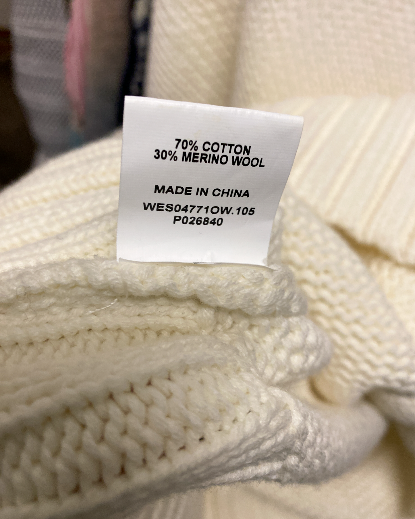 Size XL | Dissh Cotton Wide Collar Jumper