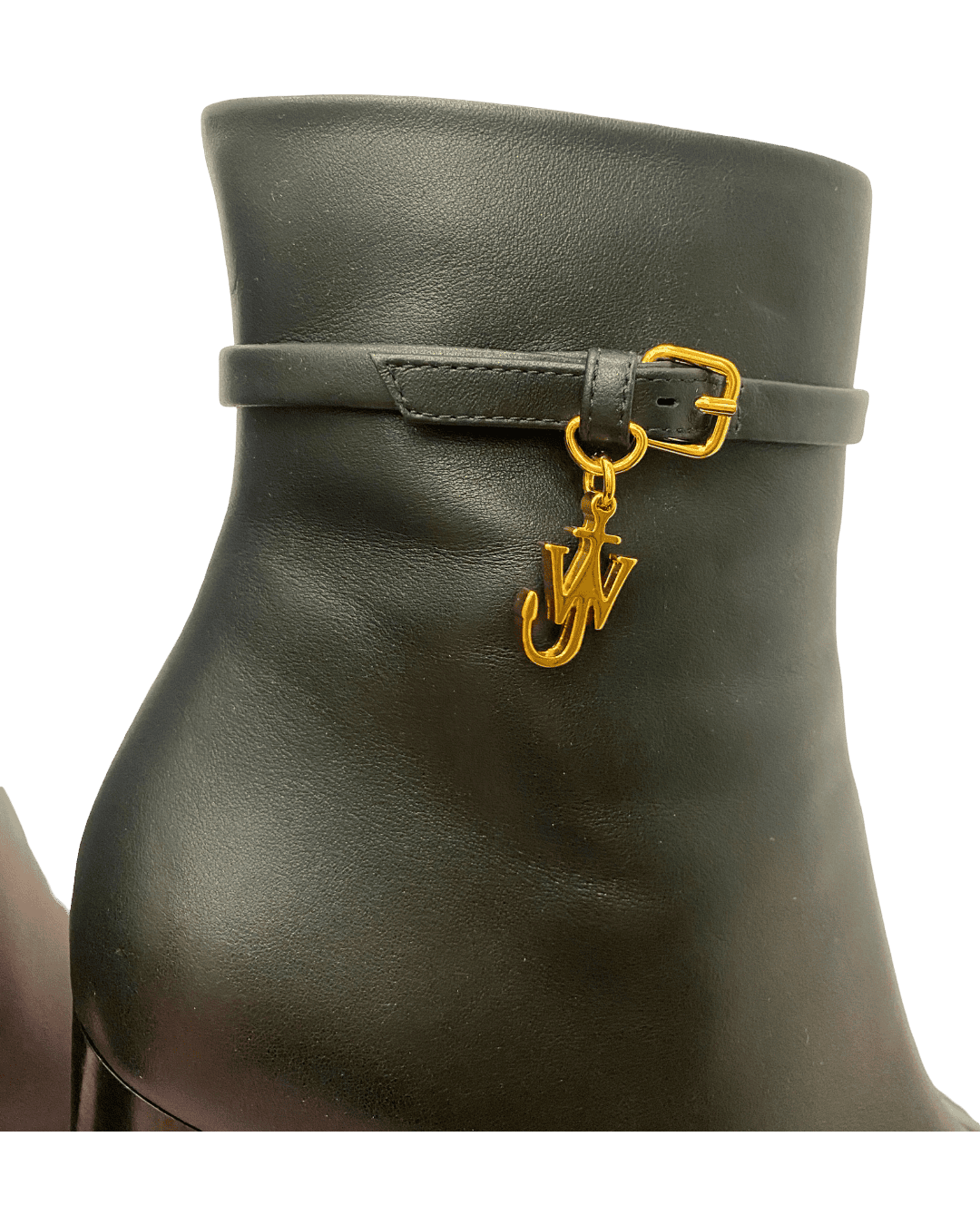 Size 40 | JW Anderson Logo Charm Leather Boots