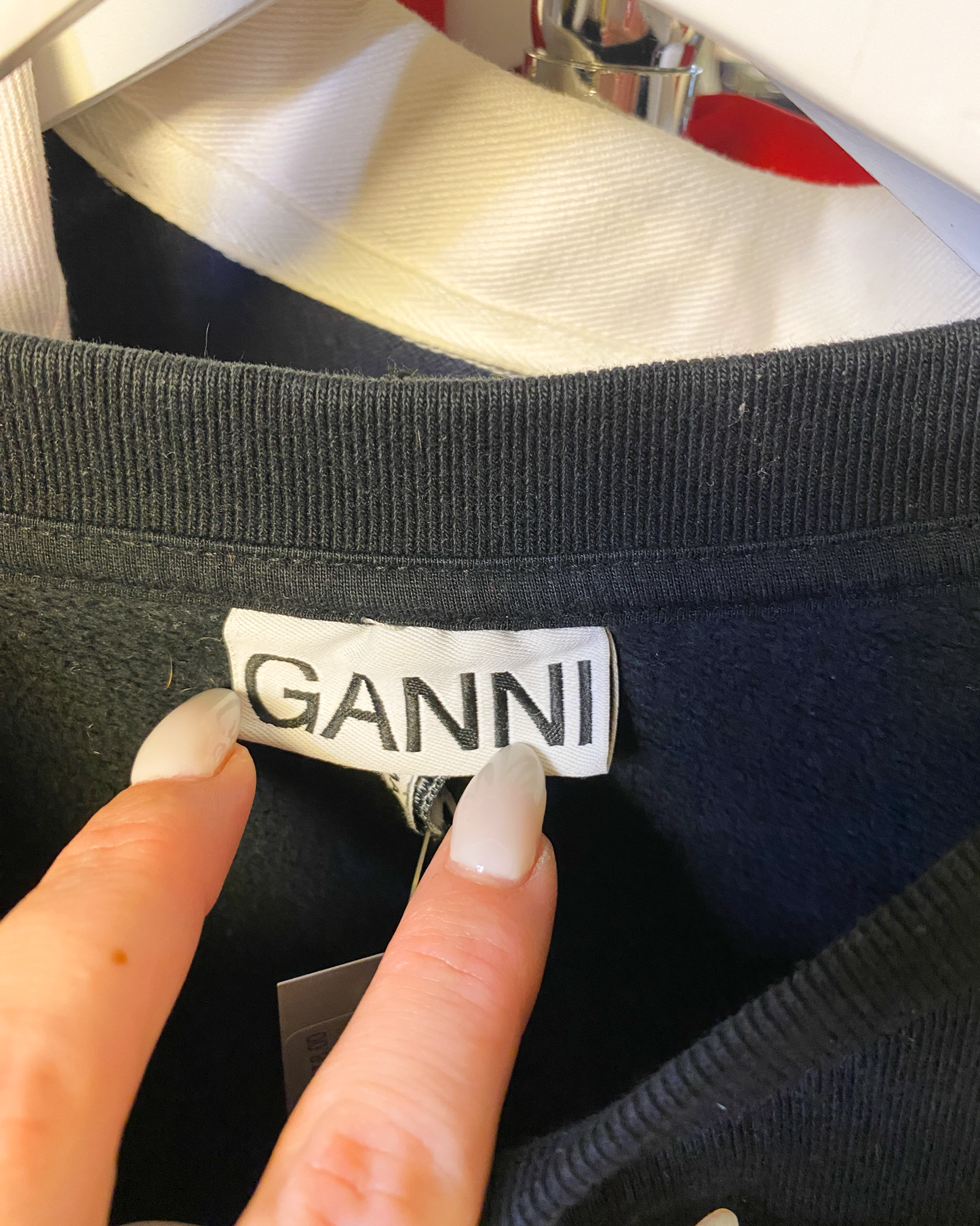 Size S/M | Ganni Logo Sweatshirt