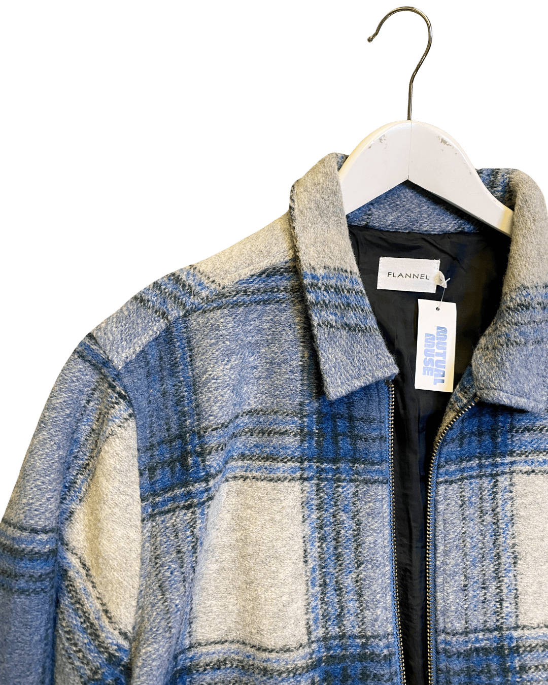 Size L | Flannel Wool Check Jacket