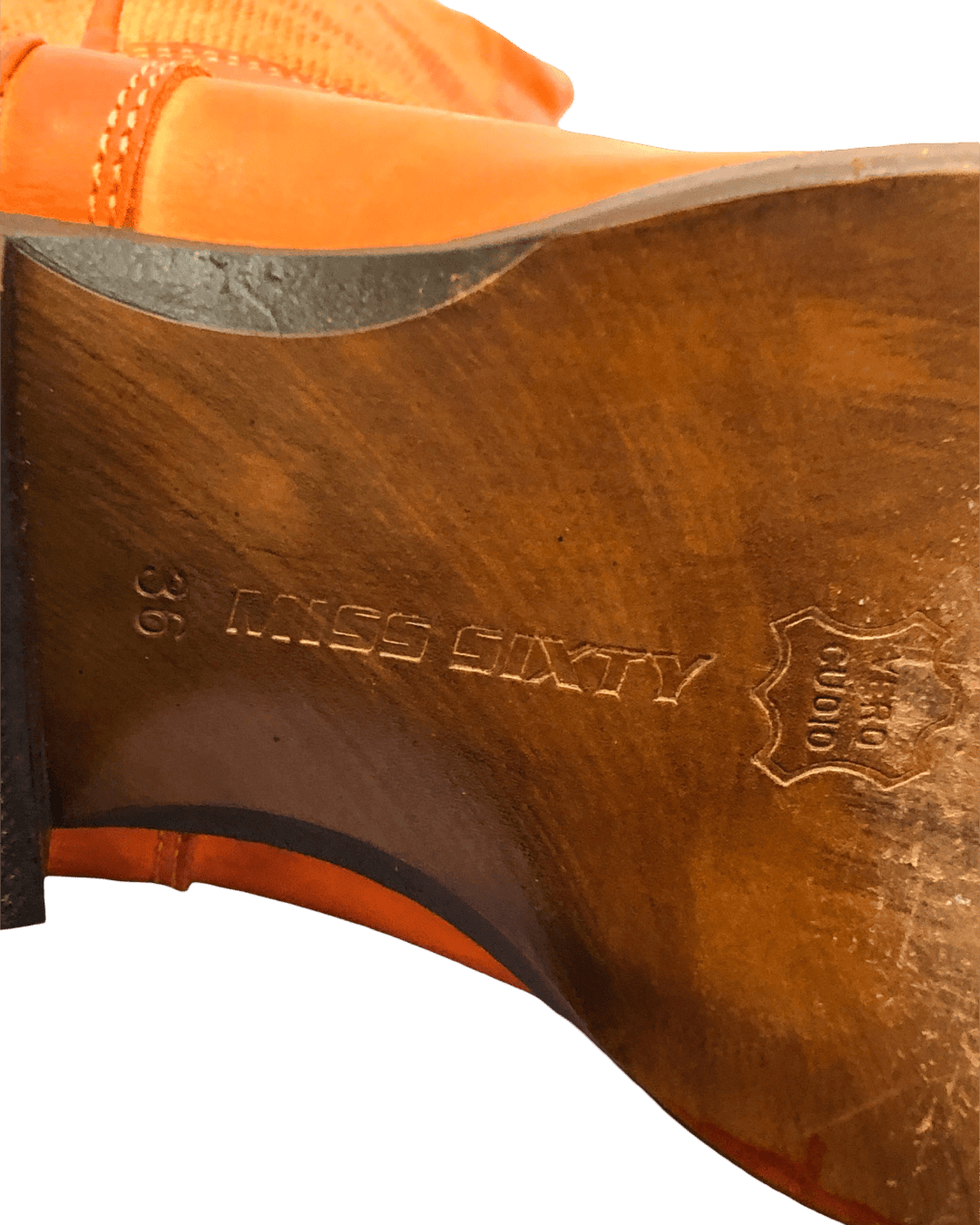Size 36 | Miss Sixty Leather Y2K High Cowboy Boots