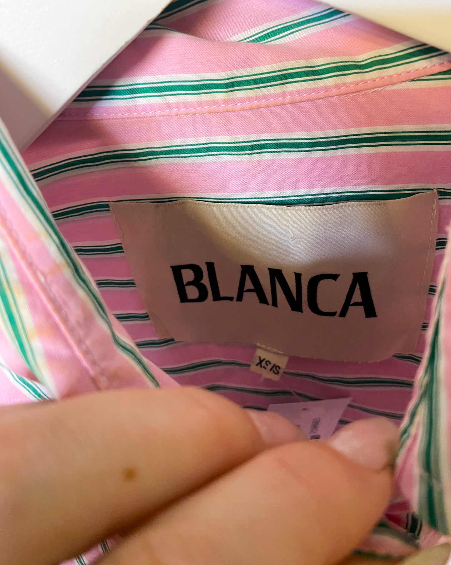 Size XS/S | Blanca Striped Cotton Shirt