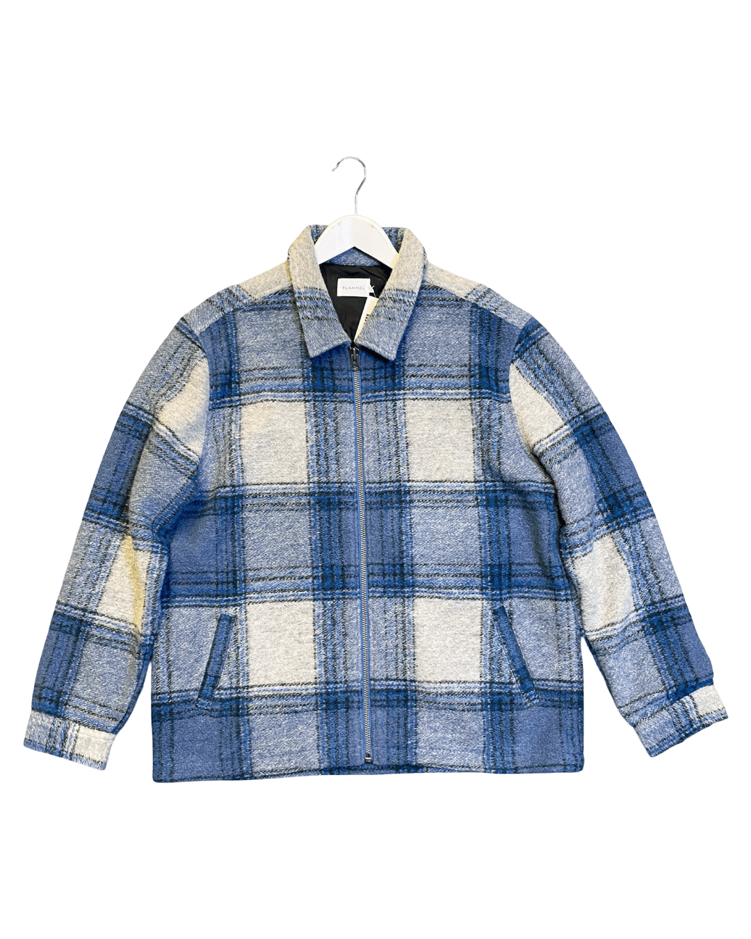 Size L | Flannel Wool Check Jacket