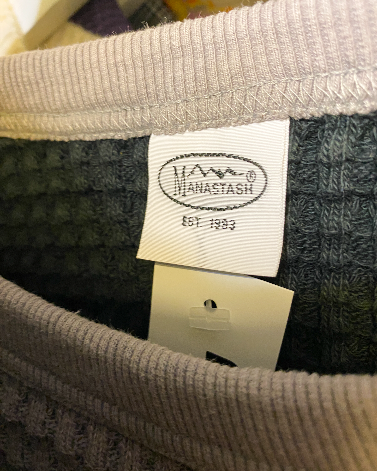 Size M | Manastash Cotton Waffle Knit Jumper