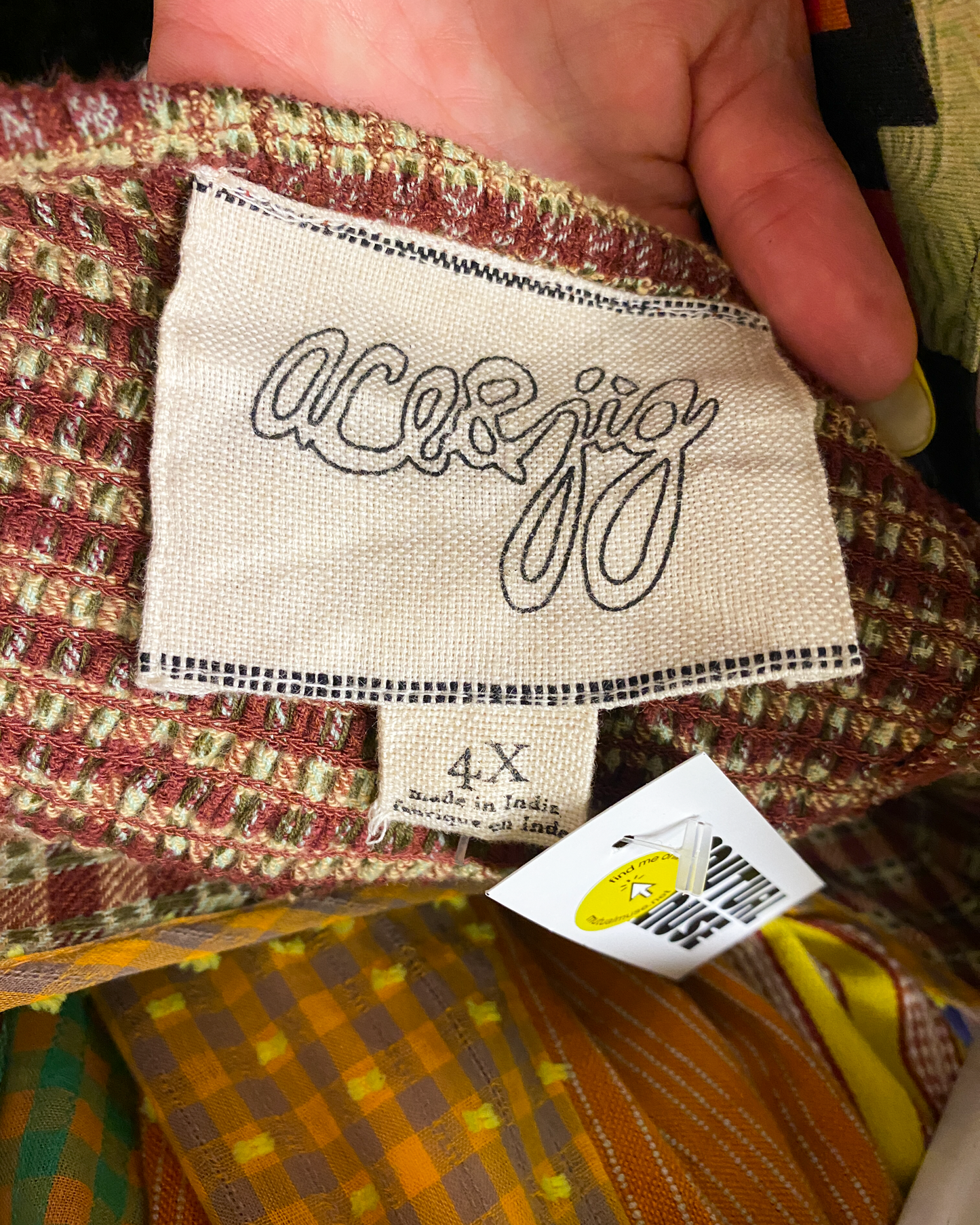 Size 4XL | Ace & Jig Patchwork Organic Cotton Dress