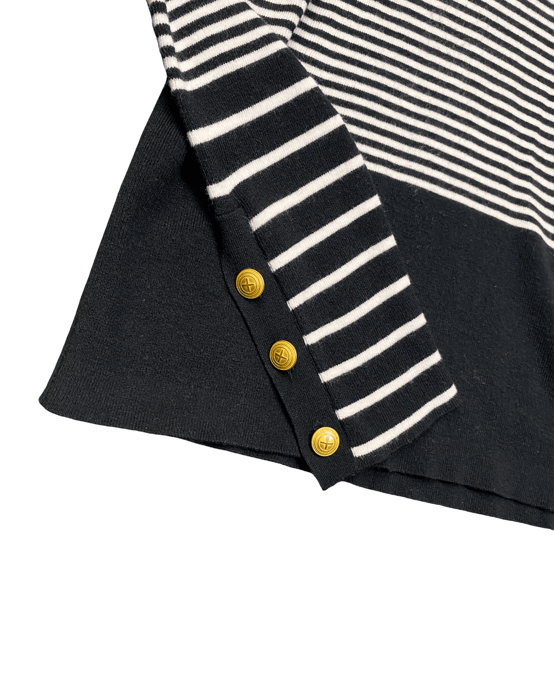 Size M | Me + Em Striped Merino Top