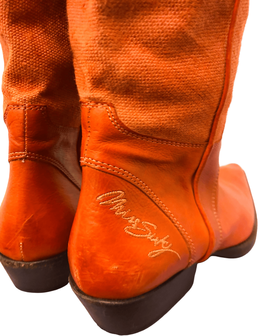 Size 36 | Miss Sixty Leather Y2K High Cowboy Boots