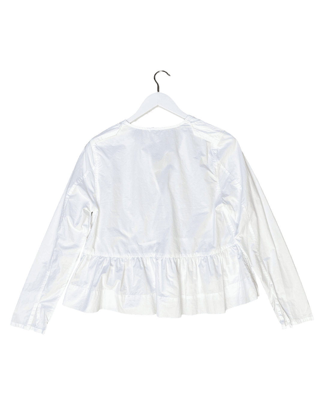 Size 36 (S) | Ganni Tie Front Cotton Top