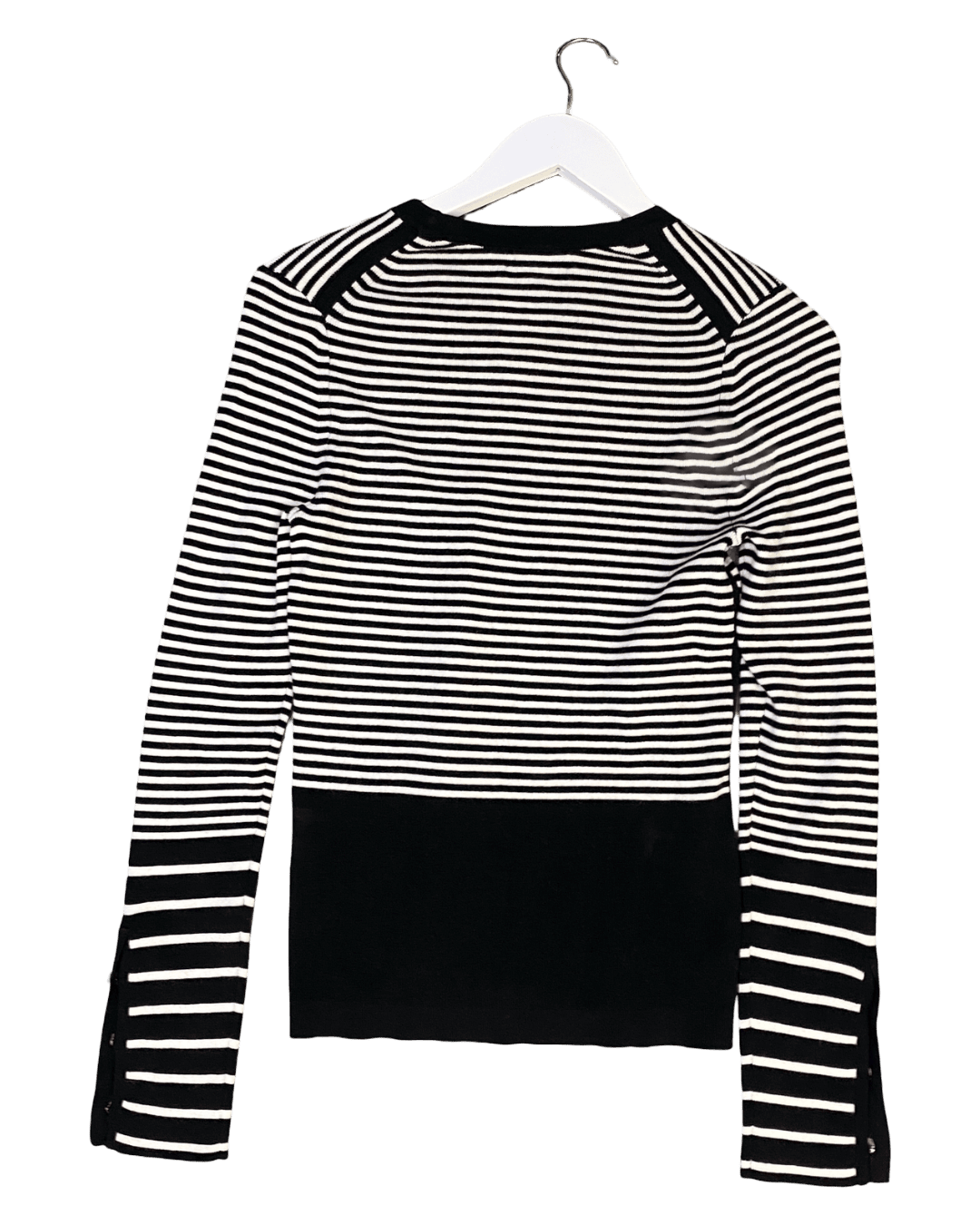 Size M | Me + Em Striped Merino Top