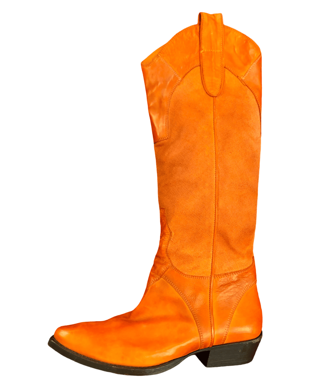 Size 36 | Miss Sixty Leather Y2K High Cowboy Boots