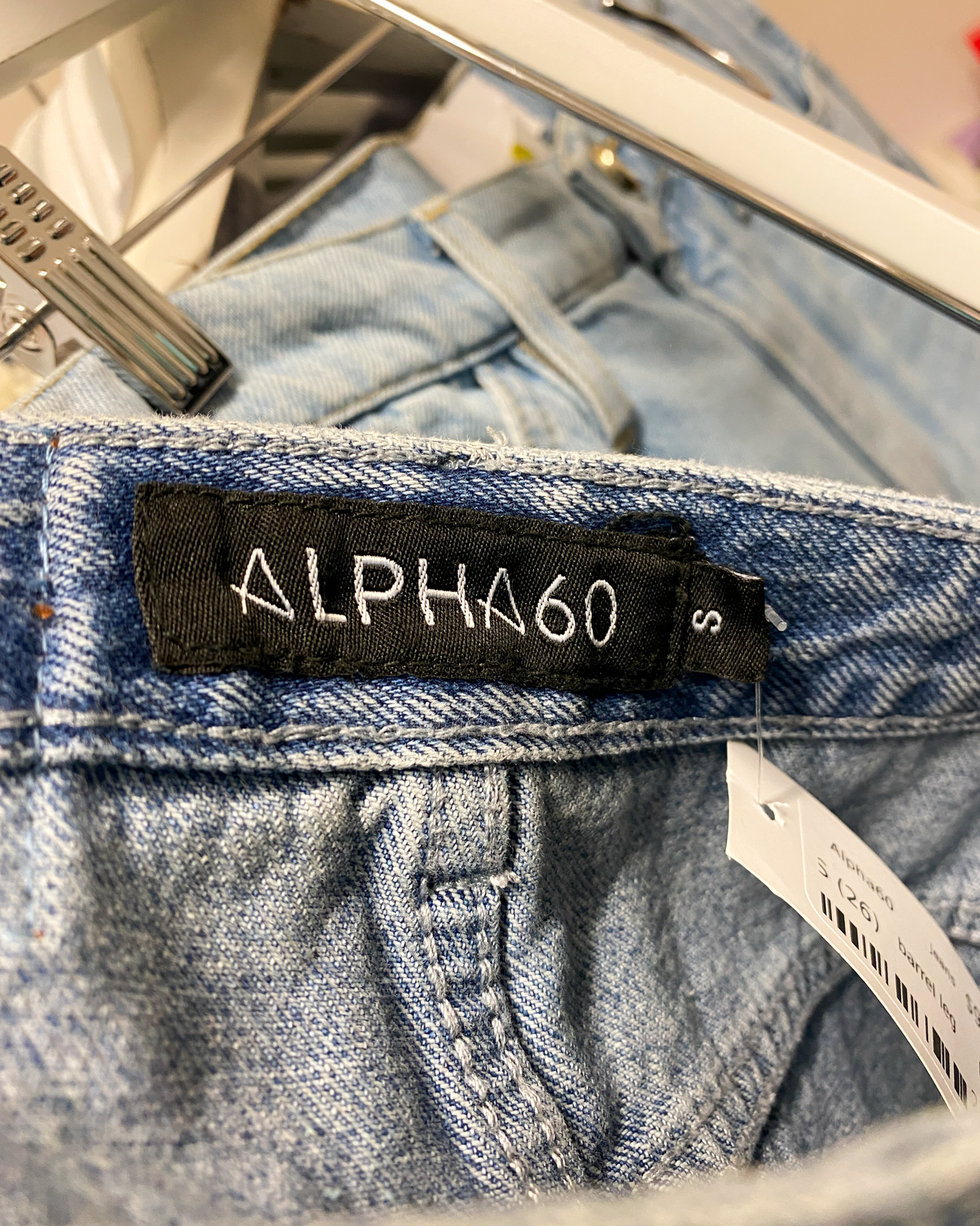 Size 26" | Alpha60 Stonewash Barrel Jeans