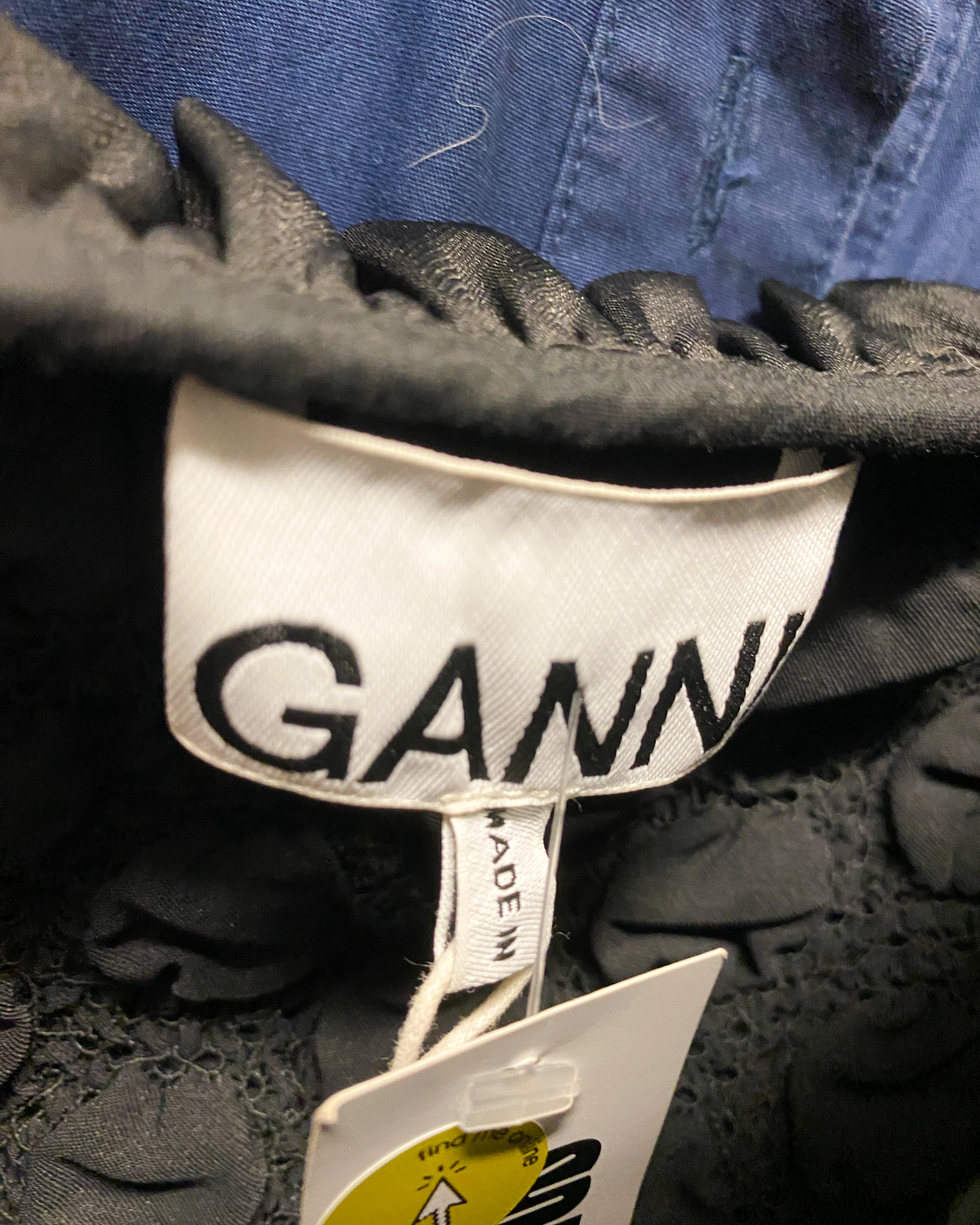 Size 36 (S) | Ganni Smocked Strappy Dress