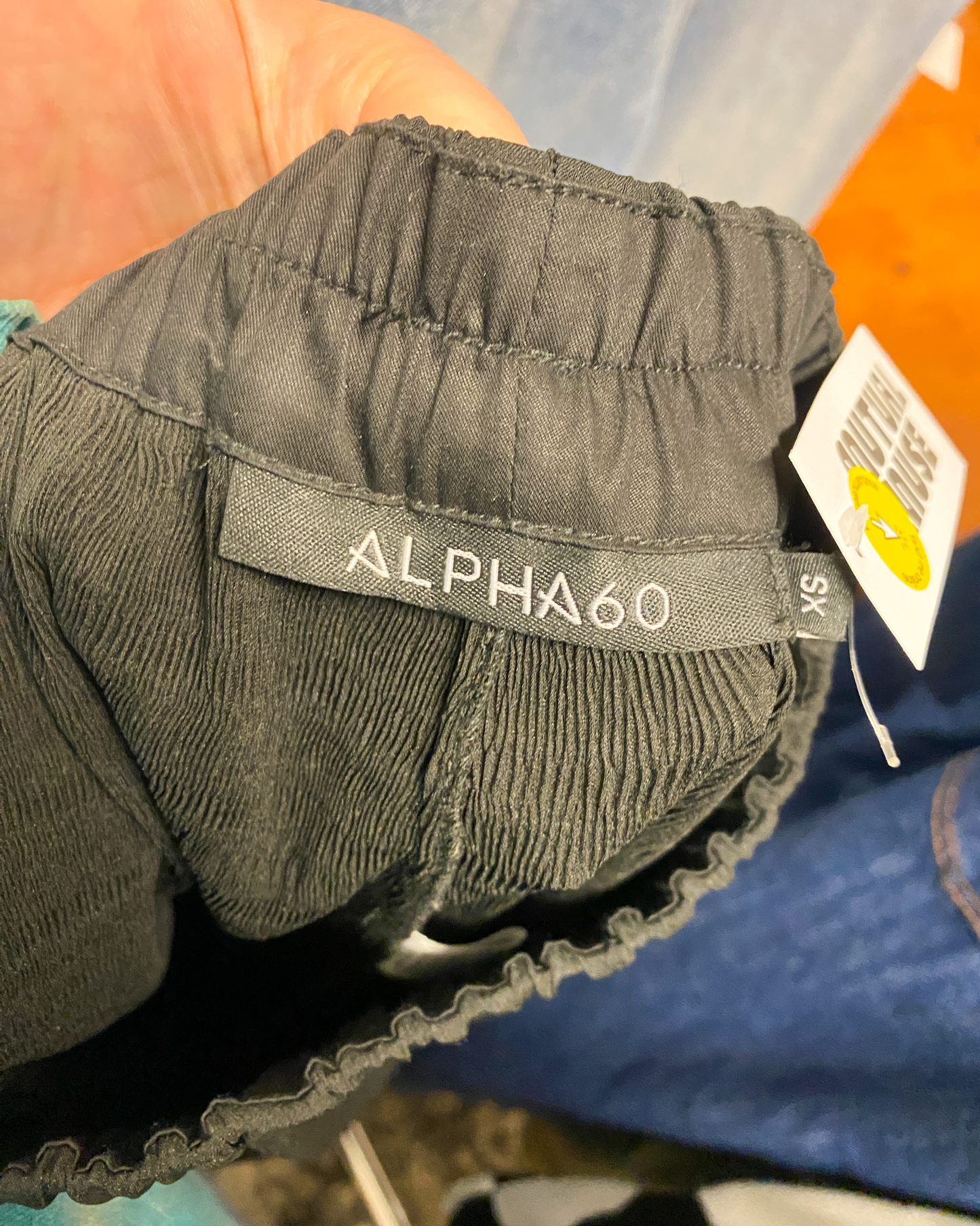 Size XS | Alpha60 Stripe Pleated Pants
