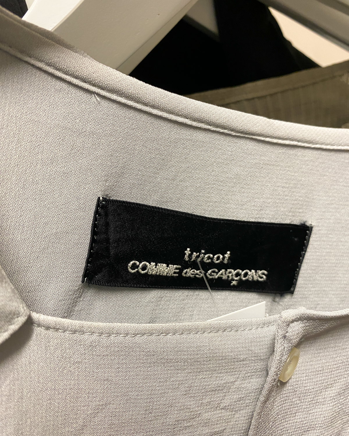 Size S/M | Tricot Comme des Garçons Square Collar Top