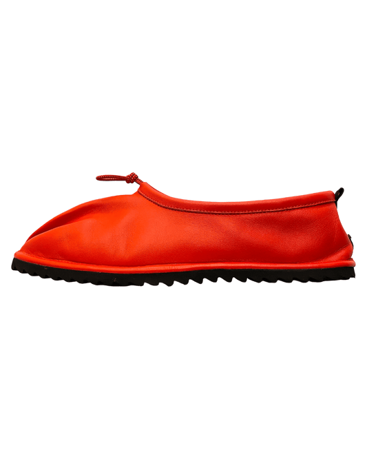Size 41 | Radical Yes Gathered Leather Slippers