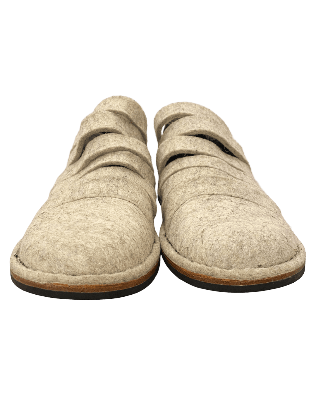 Size 38 | Trippen Strappy Felt Shoes