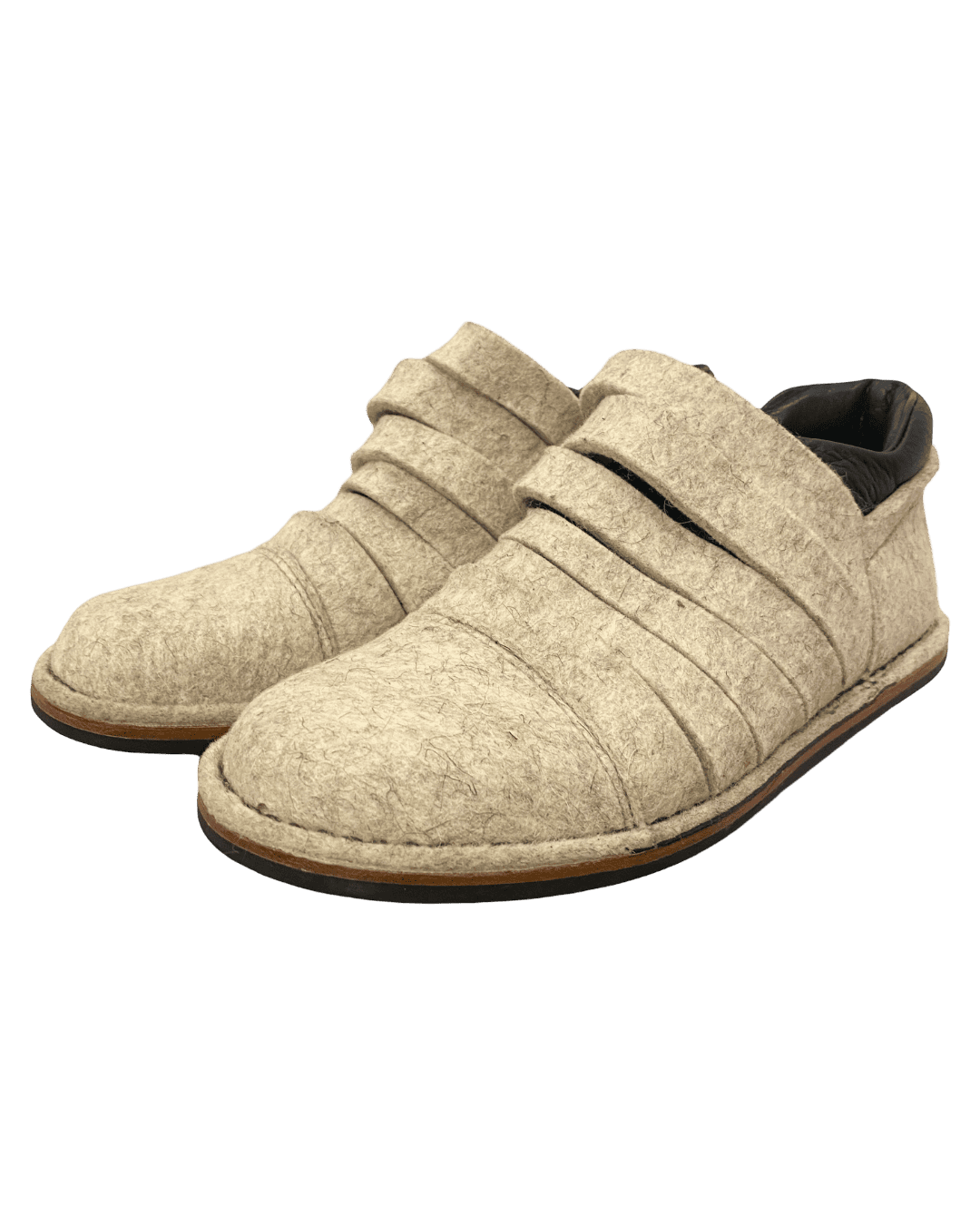 Size 38 | Trippen Strappy Felt Shoes