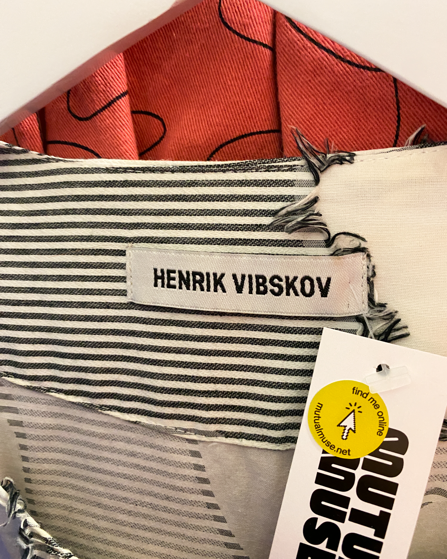 Size XS/S | Henrik Vibskov Frayed Blobs Cotton Dress