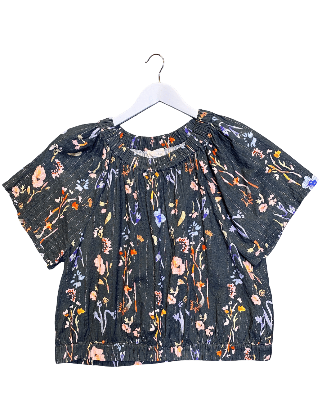 Size 20 | Nancybird Lightweight Sparkle Stripe Top
