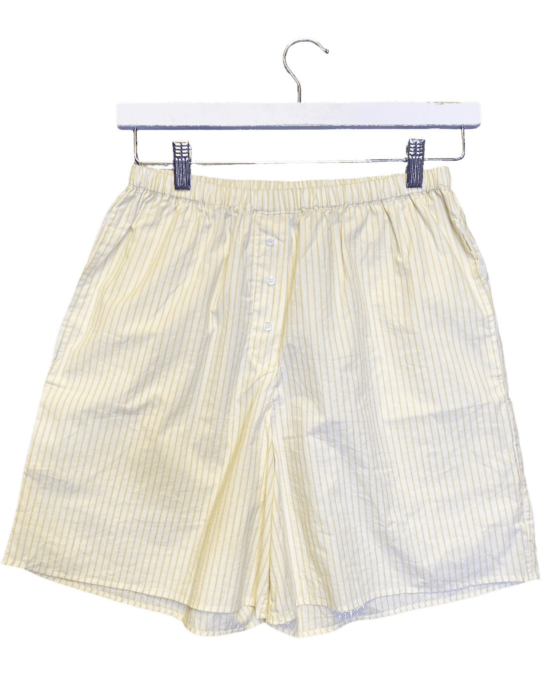 Size XS | Deiji Studios Striped Cotton Shorts