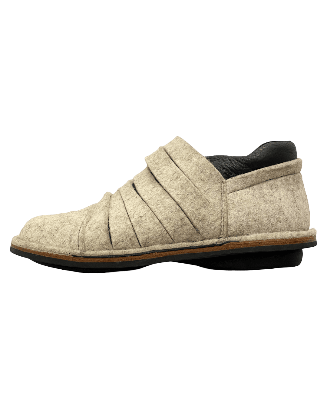 Size 38 | Trippen Strappy Felt Shoes