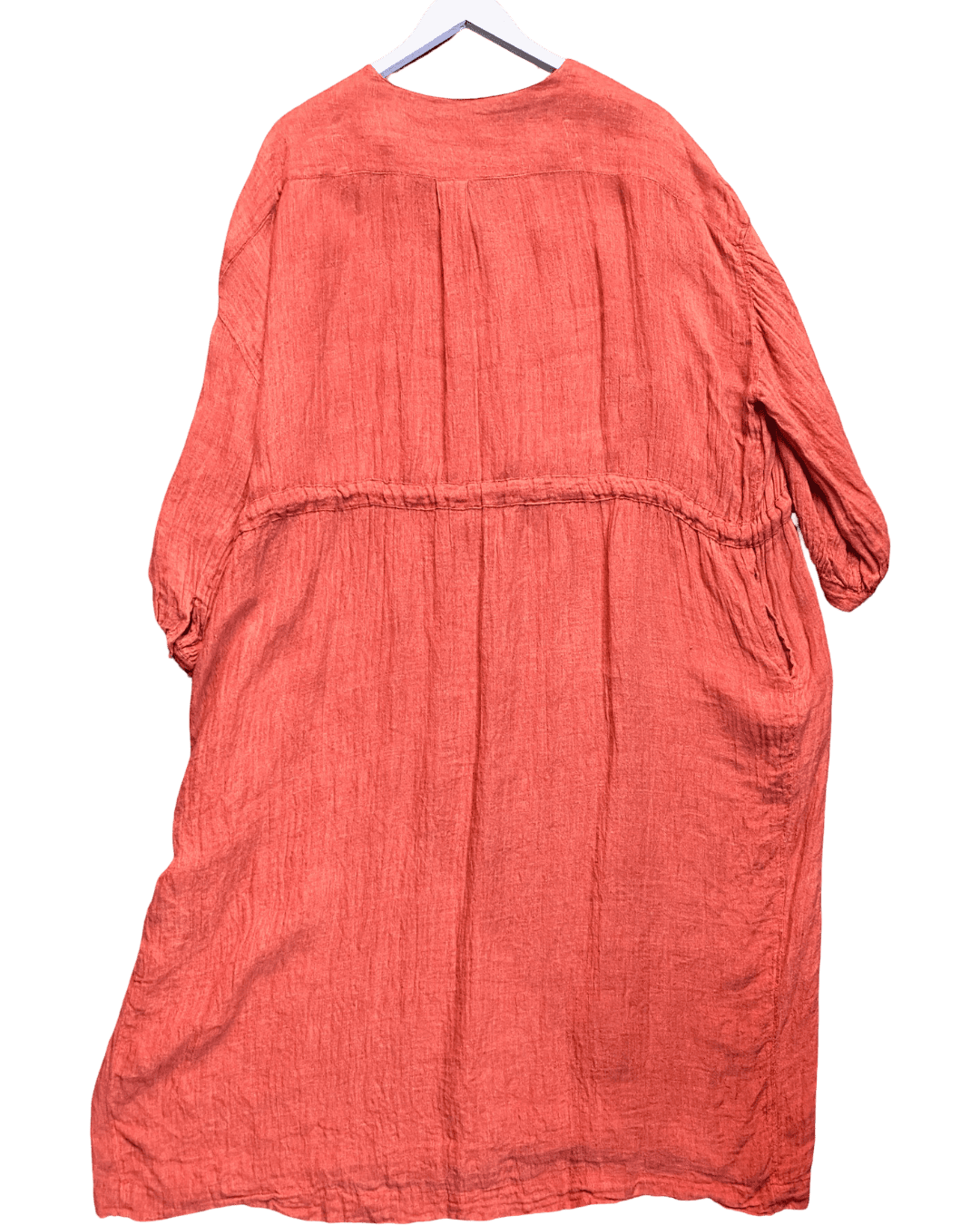 One Size | Ichi Antiquites Linen Midi Dress
