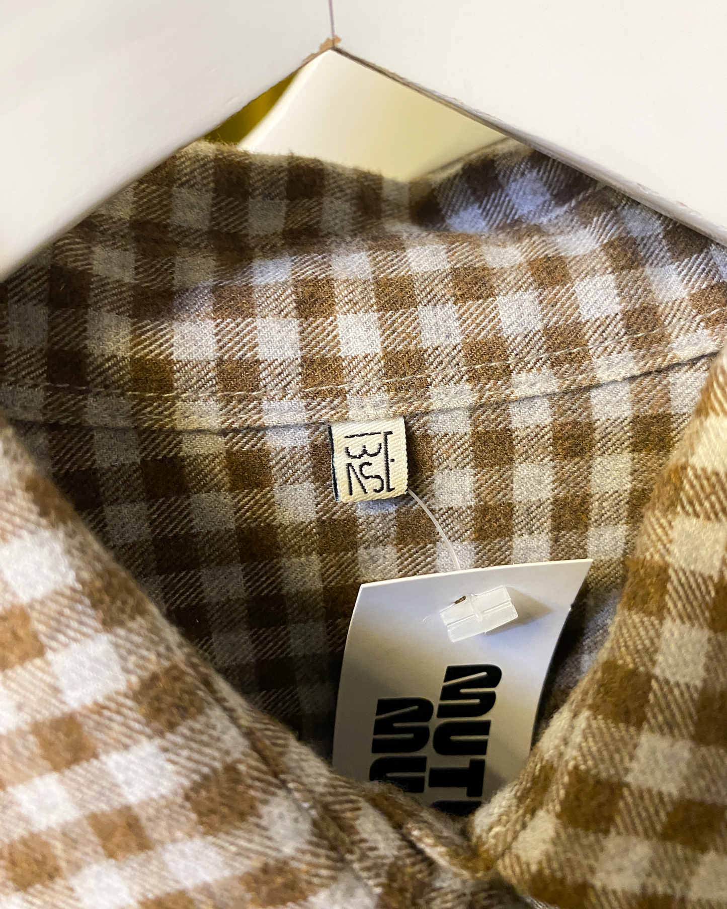 Size S | Baserange Organic Cotton Flannelette Check Shirt